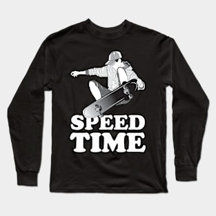 skatedoard speed 1 Long Sleeve T-Shirt